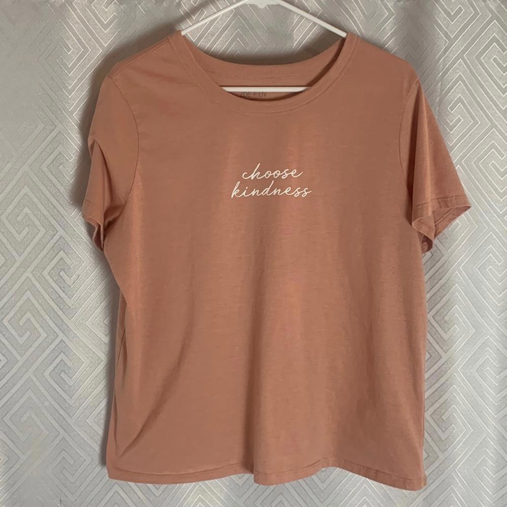 Zoe + Liv Choose Kindness Tee Women’s Size XL - Picture 1 of 3